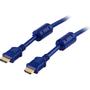 DELTACO HDMI cable, Premium High Speed HDMI with Ethernet, 2m, blue