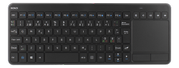 Deltaco TB-504 - tastatur - med styreplate - Pan Nordic - svart Inn-enhet