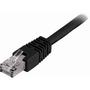 DELTACO FTP Cat6 patch cable 0.3m, black