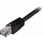 DELTACO FTP Cat6 patch cable 0.3m, black
