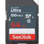 SANDISK Ultra 64GB SDXC Memory Card 100MB/s