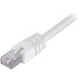 DELTACO FTP Cat6 patch cable 0.3m, white