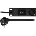 DELTACO GT-8531 Power distribution unit 8-plug 16A Black