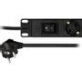 DELTACO GT-8531 Power distribution unit 8-plug 16A Black