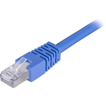 DELTACO FTP Cat.6 patch cable 0.5m, blue (STP-60B)