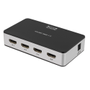 DELTACO Premium 3 Port HDMI Switch with IR Wireless Remote