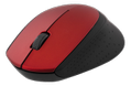 DELTACO MS-462 trådlös optisk mus, 3 knappar med scroll, röd