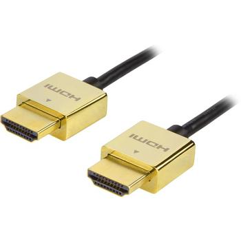 DELTACO Prime HDMI with Ethernet cable HDMI 2m Black (HDMI-1042-K)