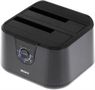 DELTACO USB 3.0 docking station with cloning, 2x2.5 / 3.5 "SATA, black