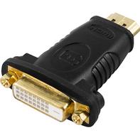 Deltaco Video adapter - HDMI / DVI - HDMI (hann) til DVI-D (hunn)