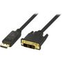 DELTACO Display cable Black 2m