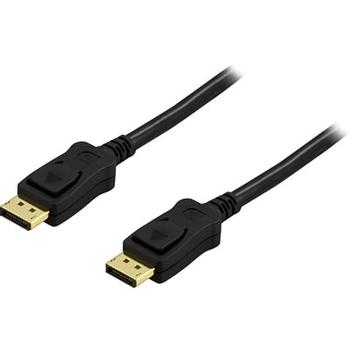DELTACO PRIME, DisplayPort monitor cable, 20-pin male-male,  2m, black (DP-1020)