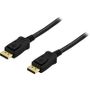 DELTACO !DisplayPort monitorikaapeli 20-pin uros-uros 2m, musta