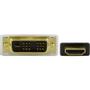 DELTACO Video cable - single link - 19-pin HDMI (male) - DVI-D (male) - 3 m