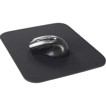 DELTACO Mouse pad, fabric-covered rubber, 6mm black (KB-1S)