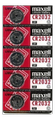 MAXELL knappcellsbatteri, lithium, 3V, CR2032, 5-pack