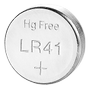DELTACO Ultimate Alkaline, 1.5V, LR41 button cell, 10-pack bulk