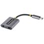 STARTECH USB-C HEADPHONE SPLITTER - USB C TO DUAL 3.5MM AUDIO ADAPTER CABL
