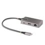 STARTECH StarTech.com USB-C Multiport Adapter 4K 60Hz HDMI HDR 2 Port 5Gbps USB 3.0 Hub 100W Power Delivery Pass-Through (103B-USBC-MULTIPORT)