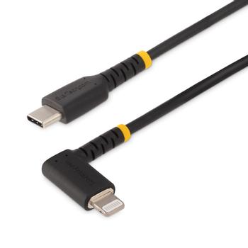 STARTECH StarTech.com 2m USB C to Lightning Angled Black Cable (RUSB2CLTMM2MR)