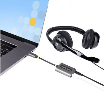 STARTECH USB-C HEADPHONE SPLITTER - USB C TO DUAL 3.5MM AUDIO ADAPTER CABL (USBC-AUDIO-SPLITTER)
