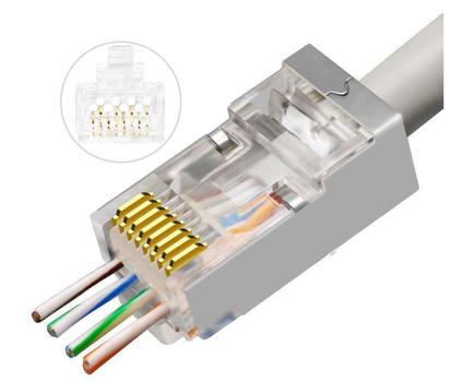 MICROCONNECT Modular EZ Plug RJ45 CAT6a (KON512-50EZ)