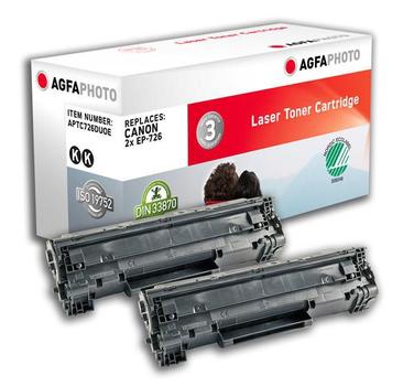 AGFAPHOTO Toner 2x Black (APTC726DUOE)