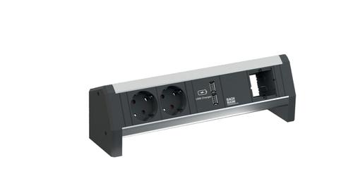 BACHMANN Desk 1 Power Extension 2 Ac  (902.0243)