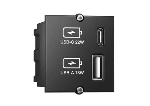 BACHMANN USB A&C Charger Custom Module (917.227)