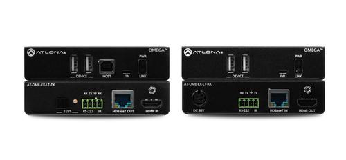 Atlona Omega 4K/UHD HDMI Over HDBaseT TX/RX Lite extender Kit with USB, Control and PoE (AT-OME-EX-KIT-LT)