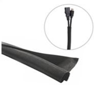 VIVOLINK Flexible cablesock ø38mm black (VLSC3825000B)