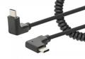 MANHATTAN MH USB Type-C Male to Type-C Male, 1 m Tangle-Resistant Curl