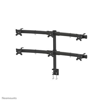 Neomounts by Newstar NEOMOUNTS FPMA-D700D6 Desk Mount Clamp for flatscreens 6x19-27in 50kg VESA 75x75/ 100x100mm tilt swivel rotatable 2 pivot (FPMA-D700D6)