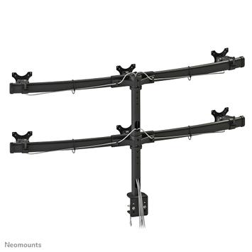 Neomounts by Newstar NEOMOUNTS FPMA-D700D6 Desk Mount Clamp for flatscreens 6x19-27in 50kg VESA 75x75/ 100x100mm tilt swivel rotatable 2 pivot (FPMA-D700D6)