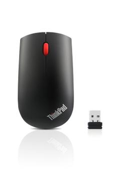 LENOVO o ThinkPad Essential Wireless Mouse - Mouse - optical - 3 buttons - wireless - 2.4 GHz - USB wireless receiver - Campus (4X30M56887)