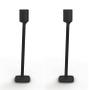 FLEXSON Floor Stand for Sonos One, One SL and Play1, Pair, Black (FLXS1FS2021EU)