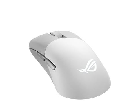 ASUS ROG KERIS Wireless AimPoint Moonlight White Gaming Mouse (90MP02V0-BMUA10)