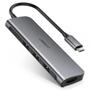 UGREEN 50209 Notebook-Dockingstation & Portreplikator USB 3.2 Gen 1 (3.1 Gen 1) Type-C Schwarz, Grau