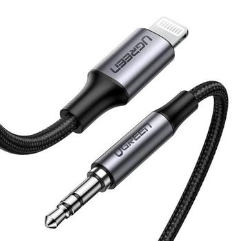 UGREEN Lightning to Aux 3.5mm Cable, 1m - Black (70509)