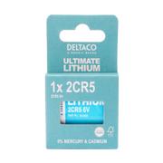 DELTACO Ultimate Lithium battery, 6V, 2CR5, 1-pack