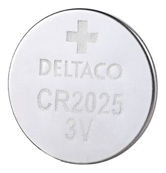 DELTACO Ultimate Lithium battery, 3V, CR2025 button cell, 10-pack (ULTB-CR2025-10P)