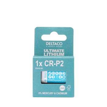 Deltaco Ultimate Lithium, 6V, CR-P2, 1-pk (ULT-CRP2-1P)