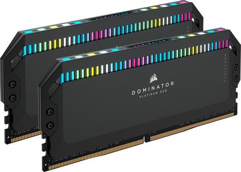 CORSAIR DOMINATOR PLATINUM RGB DDR5 32GB 2x16GB 5600MHz C36 1.25V DIMM BLACK (CMT32GX5M2X5600C36)