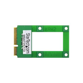 StarTech mSATA to SATA HDD / SSD Adapter - Mini SATA to SATA Converter Card - mSATA to SATA 2.5/3.5 Hard Drive Adapter Converter Card (MSAT2SAT3) - Diskkontroller - mSATA - SATA 6Gb/s (MSAT2SAT3)