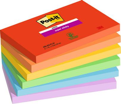 3M Post-it SS Playful 76x127 90sh (6) (7100258796)