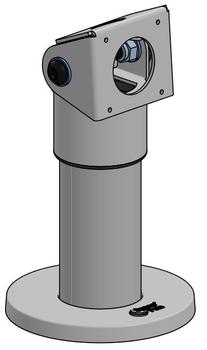 ERGONOMIC SOLUTIONS TabTilt on 120mm SP2 pole with rotation slot  -  WHITE (SPM133-32)