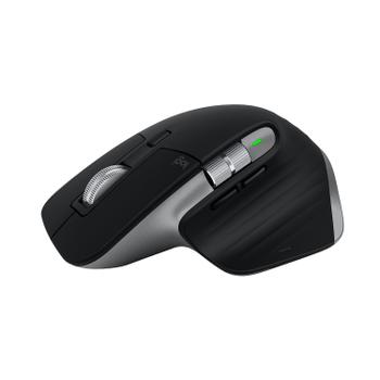 LOGITECH h Master Series MX Master 3S for Mac - Mouse - ergonomic - optical - 7 buttons - wireless - Bluetooth,  2.4 GHz - space grey - for Apple MacBook (910-006571)