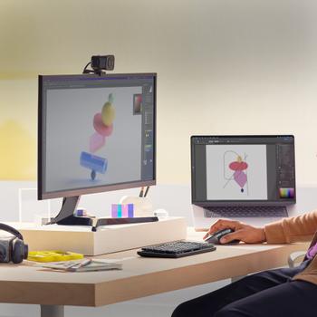 Logitech MX Master 3S for Mac - mus - Bluetooth,  2.4 GHz - romgrå (910-006571)