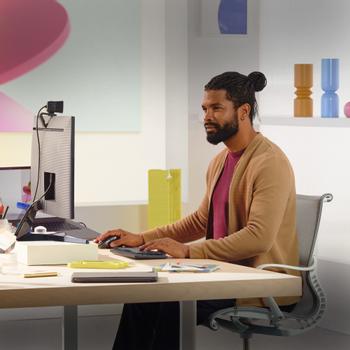 Logitech MX Master 3S for Mac - mus - Bluetooth,  2.4 GHz - romgrå (910-006571)