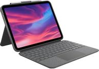 Logitech Combo Touch - tastatur og folioveske - med styrepute - QWERTZ - Tysk - Oxford-grå (920-011435)